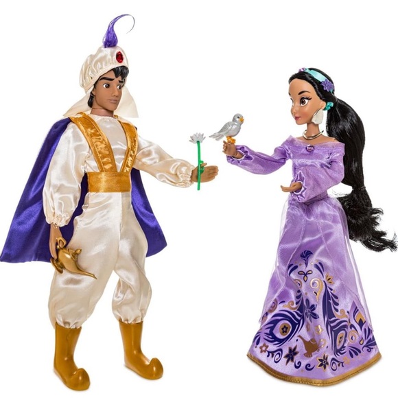 Princess Jasmine and Aladdin doll set